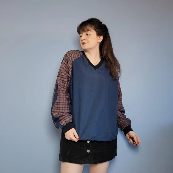 Vintage navy blue shell suit - Picture 7 of 8